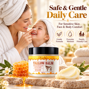 Bálsamo Emoliente de Sebo de Res y Miel para el Cuidado Facial Hidratante y Nutritivo Natural, Reparación de la Barrera Cutánea para Piel Sensible, Uso Diario - Product Image 1