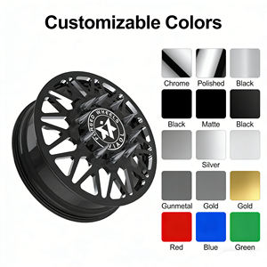 Кованые легкосплавные диски Deep Dish Dually Black 6x5.5 8x165.1 8x170 6x139.7 для JTX American Force Ram Ford, 22, 24, 26, 28, 30 дюймов - Product Image 3