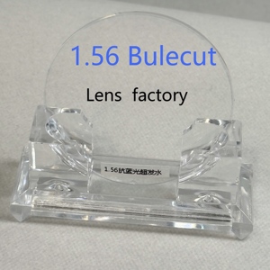 Lentilles optiques indice 1.56 anti-lumière bleue UV400, protection oculaire HD transparente pour utilisateurs d'ordinateurs et de téléphones, faible MOQ - Product Image 2