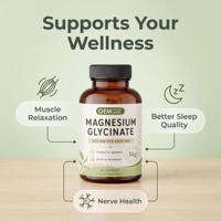 Capsules de glycinate de magnésium et de L-théanine végétariennes OEM avec vitamines et minéraux pour le sommeil, la relaxation musculaire et le soutien nerveux