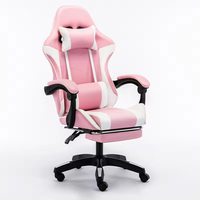 Taille personnalisée économie d'espace bureau ménage ordinateur chaise de jeu haut-parleurs Bluetooth et lumières RVB