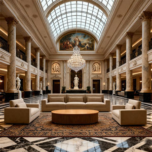 Casa di lusso soggiorno divano Set Villa confortevole soggiorno mobili appartamento Lobby divano letto Hotel moderno Hotel divano letto - Product Image 1