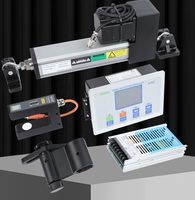 Sistema de Controle de Guia de Web A12 EPC com Sensor Ultrassônico US-400, Controlador EPC-A12, Atuador Servo PD204L150T e Fonte de Alimentação POWER-6B