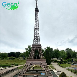 GECAI - Escultura en Miniatura para Parque, Modelo de la Torre Eiffel, Arcilla de Gesso PE, Impermeable - Product Image 2