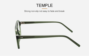 Montures en acétate double vintage Lunettes tendance pour boutique d'accessoires de mode Lunettes en acétate unisexe - Product Image 4