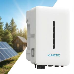 ระบบกักเก็บพลังงานแบตเตอรี่สำหรับที่อยู่อาศัย KUNETIC KUNETIC-3P-8KW-12A 8KW โซลาร์ไฮบริด สามเฟส 380V รองรับแรงดันไฟฟ้าขาเข้า 150-600VDC - Product Image 1