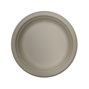 STAVIAN Personalizable 100% Plato desechable biodegradable Ecológico 10 pulgadas Redondo Blanco Marrón Varios tamaños disponibles - Product Image 1