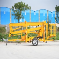 2025 Tendance 14m Remorque Boom Lift Grue de remorquage Chargeur hydraulique