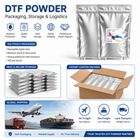 Poudre DTF TPU 80-120 µm, adhésif thermofusible pour transfert thermique sur T-shirt en four
