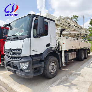 Bomba de Concreto Montada en Camión de 39m a Precio de Fábrica, Bombas de Concreto Usadas Montadas en Camión con Chasis Benz, Bombas de Concreto Diésel - Product Image 1