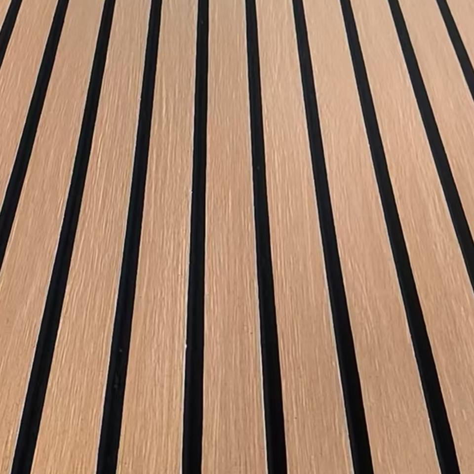 HY20S017C Sound Absorbing Wood Slat Acoustic Wall Panel Decorative ...
