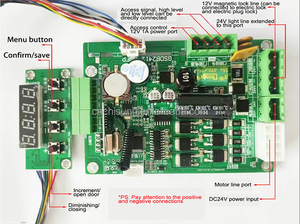 CSSMFDO-080 Modern Side-Mounted Electric Door Opener Remote Control Automatic Gate Opener Double Single Swing Door <strong>Operator</strong> - Product Image 3