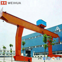 Grue portique électrique à chariot simple à télécommande de type L Weihua Factory, capacités 5, 10, 16, 20 et 30 tonnes