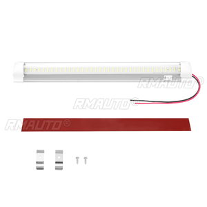 ไฟแถบ LED ภายในรถยนต์ 4 ชิ้น 2 ชิ้น 108 ดวง พร้อมสวิตช์เปิด/ปิด สำหรับรถยนต์ รถตู้ รถบ้าน เรือ รถบรรทุก รถพ่วง ใช้สำหรับตั้งแคมป์กลางแจ้งและในบ้าน - Product Image 4