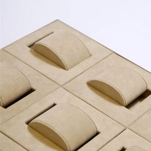 SESI fatto a mano cuscino di lusso in pelle Pu gioielli orologio espositore di alta qualità <span class=keywords><strong>Display</strong></span> per orologi vassoi pista Shenzhen - Product Image 6