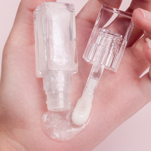 MLM Custom-Formulated Shimmering Volumizing <b>Lip</b> Oil: Square Tube, Diamond Pearl <b>Lip</b> Oil, Hydrating <b>Lip</b> gloss - Product Image 1