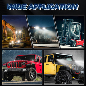 Đèn LED làm việc 12V 24V 4 inch 50W bán chạy, màu trắng/vàng, đèn sương mù nhấp nháy dành cho xe Jeep, xe địa hình - Product Image 6