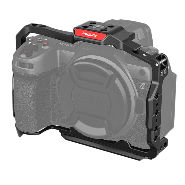 Z6 III Camera Cage for Nikon Z6 III Camera with Built-in NATO Rail Cold Shoe Protective Aluminum Camera Rig