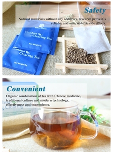 Té Herbal Lianhua Clearing Tea con Cordate, Houttuynia Ageratum, Pieplant, Raíz <span class=keywords><strong>de</strong></span> Rhodiola, Mentol y <span class=keywords><strong>Regaliz</strong></span> - Product Image 5