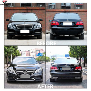 Kit Carrozzeria Wide Body Direttamente dal Produttore con Paraurti Anteriore e Posteriore, Cofano, Fari e Minigonne Laterali per Mercedes Benz Classe E <span class=keywords><strong>W212</strong></span> dal '10-'13 al '14-'15 Stile <span class=keywords><strong>AMG</strong></span> E63 - Product Image 5