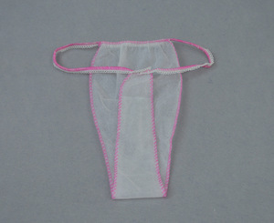 Slip monouso a perizoma per donna con elastico in vita, per spa, massaggi, forniture alberghiere e accessori per saloni - Product Image 4