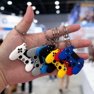 【卸売】カスタムロゴ メーカー製造 ソフトPVCラバー アニメ キーチェーン キーリング キーホルダー - Product Image 1