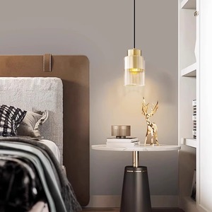 Nordic Minimalist Designer Brass Pendant <b>Light</b> for Bedroom <b>Dining</b> Room Bar Counter Study-AC Power Source - Product Image 6