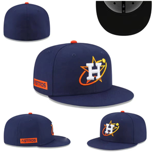 Gorras ajustadas con logotipo bordado 3D personalizado al aire libre nuevo equipo de béisbol oreja 6 paneles gorras Mlbing equipo papá sombreros gorra de béisbol - Product Image 2