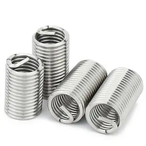 Stainless Steel 304 Coil Wire Threaded Inserts M6 M8 M10 M12 M14 Long Thread Repair Screw Insert Repair Tool