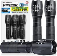 Linterna LED Zoom Nitecore, Linterna con Zoom para Caza, Camping, Senderismo, Correr, Linterna de Jade, GearLight, Mini Antorcha