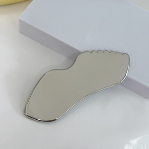 Gua Sha Ferramenta <span class=keywords><strong>Facial</strong></span> aço inoxidável Guasha Board for SPA Terapia Acupuntura Trigger Point Tratamento Gua Sha Raspagem Massagem - Product Image 5