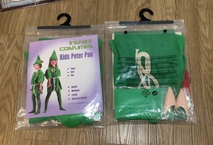 Disfraz de <span class=keywords><strong>Peter</strong></span> <span class=keywords><strong>Pan</strong></span> Verde de Elfo para Niños y Adultos, Novedad de 2024, para Fiestas de Halloween, Cosplay, con Orejas, DISP-008 - Product Image 6