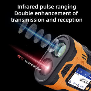 Telemetro Laser Magnetico 600M Display LCD Protezione IP65 Precisione 0.1M a Lunga Distanza per Golf e Caccia - Product Image 3