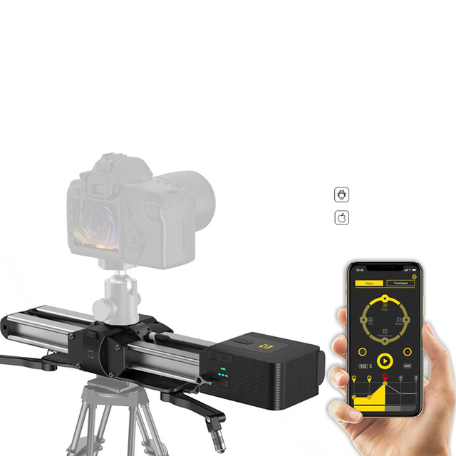 Zeapon 2 DSLR Dolly Rail Track Motorized Video Camera Slider with All-Direction Carrying Capacity 4.5 KG