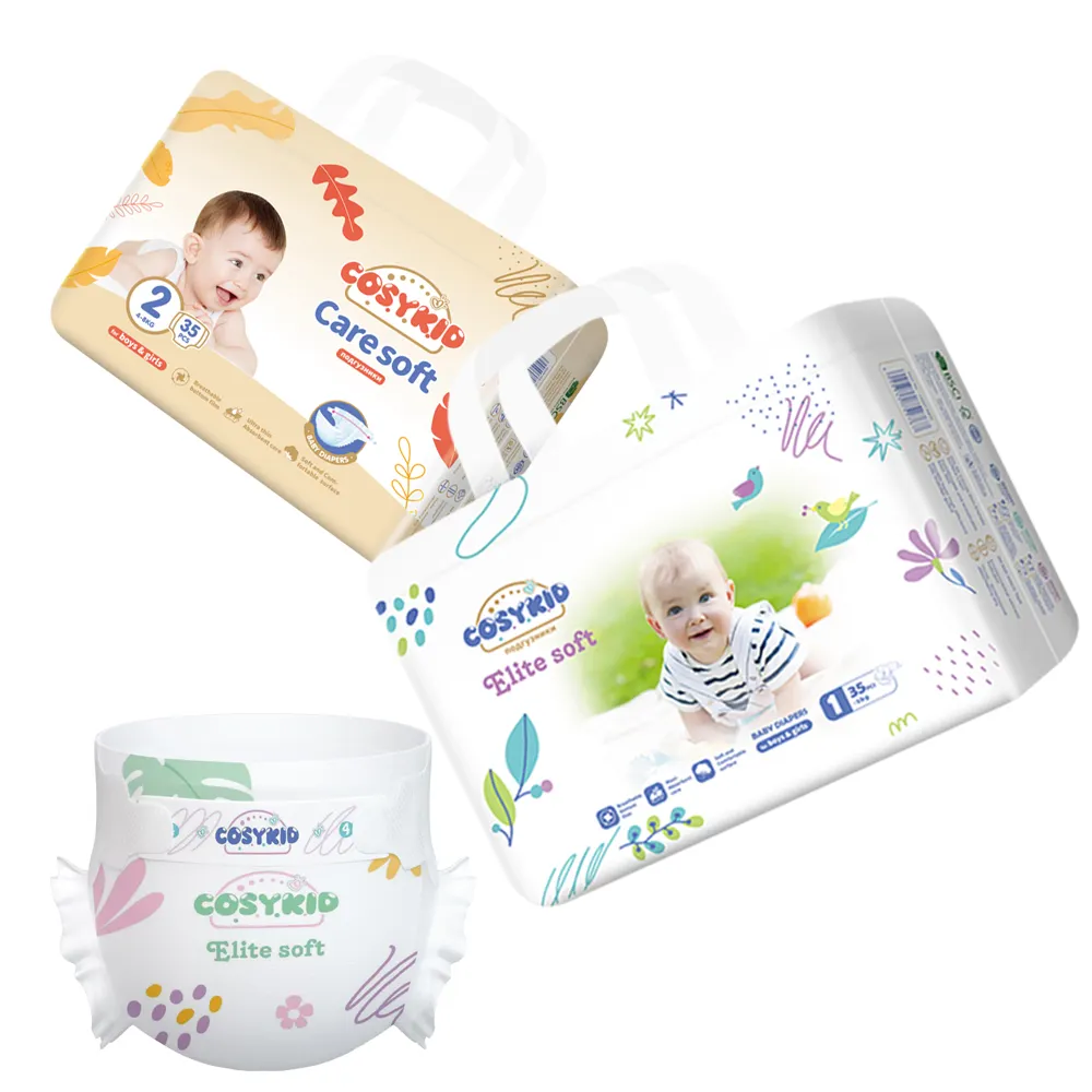 OEM ODM Neuankömmlinge Babykinderwäsche Großhandel COSYKID Magic Einweg-Baby-Schlaf-Weichwindeln in Klasse A auf Lager individuelles Logo