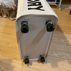 75L có thể gập lại vải giặt giỏ với bánh xe hẹp góc giặt <span class=keywords><strong>Hamper</strong></span> với có thể tháo rời rửa Túi - Product Image 4