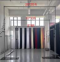 Tuyau de support de toile de fond de mariage réglable de haute 1.8 à 4.2M et système de drapé pour fond de scène d'événement