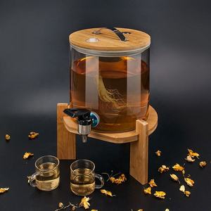 Baril de riz de tasse à mesurer, baril de stockage de grain de cuisine, <span class=keywords><strong>pot</strong></span> en verre étanche à l'humidité baril de stockage de nourriture - Product Image 2