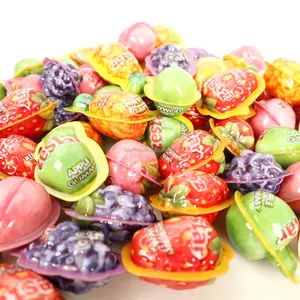 Candy supplier wholesale OEM bulk jam filled gummy candy sweets fruit gummy jelly candy