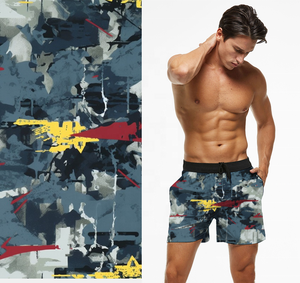 Short de bain Cool Board dégradable à base biologique Maillot de bain Séchage rapide Brachwear Tissu imprimé - Product Image 3