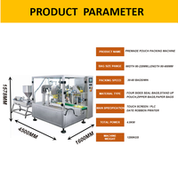 Machine de capsulage de remplissage de poche de bec de haute qualité Doypack liquide machines de fabrication pour les idées de petites entreprises