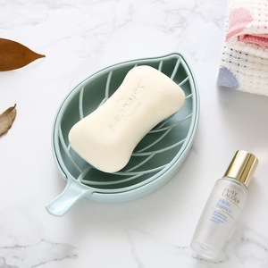 Support à Savon Moderne en Plastique Écologique en Forme de Feuille, 3 Couleurs, pour Toilettes, Douche, Égouttoir, Gadgets de Cuisine et Salle de Bain - Product Image 4