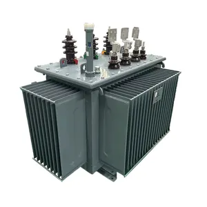 3 상 11KV 출력 전압 480V 강압 변압기를 갖춘 모든 구리 500KVA 오일 침지 전력 변압기