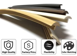 قوالب تشكيل بلاستيكية على شكل حرف T صديقة للبيئة من مادة <span class=keywords><strong>PVC</strong></span>، حواف بلاستيكية على شكل حرف T للخزائن، ABS، ميلامين، معدن، خشب، أكريليك - نمط الخشب/لون صلب - Product Image 2