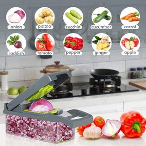 14 1 Durable Manual Vegetable <b>Chopper</b> Cutter Onion <b>Chopper</b> Fruits Slicer <b>Potatoes</b> Peeler Fruit & Vegetable Tools - Product Image 4