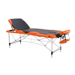 Beauty Spa Lash Salon Mesa Camilla plegable Camillas portátiles 3 secciones Mesa de masaje de aluminio - Product Image 2
