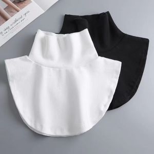 Detachable High Neck Collar Solid Color One Size Polyester Women's False Collar Accessory For Autumn Winter - Product Image 1