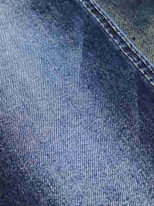 Unisex 70% bông 28% Poly 2% spandex màu xanh dệt denim vải 8S x 10S sản phẩm - Product Image 2