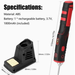 <span class=keywords><strong>Fer</strong></span> à <span class=keywords><strong>souder</strong></span> <span class=keywords><strong>sans</strong></span> <span class=keywords><strong>fil</strong></span> portable USB, kit de soudage à batterie lithium rechargeable, <span class=keywords><strong>fer</strong></span> à <span class=keywords><strong>souder</strong></span> électrique domestique - Product Image 3