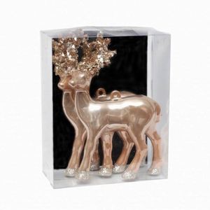 Adornos Navideños de Plástico Acrílico Transparente de Alta Calidad, Ángel Decorativo Color Champán - Product Image 5
